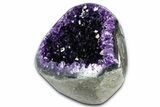 Sparkly, Dark Purple Amethyst Geode - Uruguay #378165-3